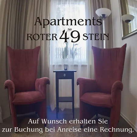 Apartment Am Roten Stein Erfurt Esterno foto